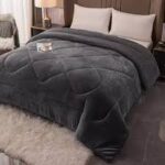 Acolchado Flannel con Corderito Linea Winter  King