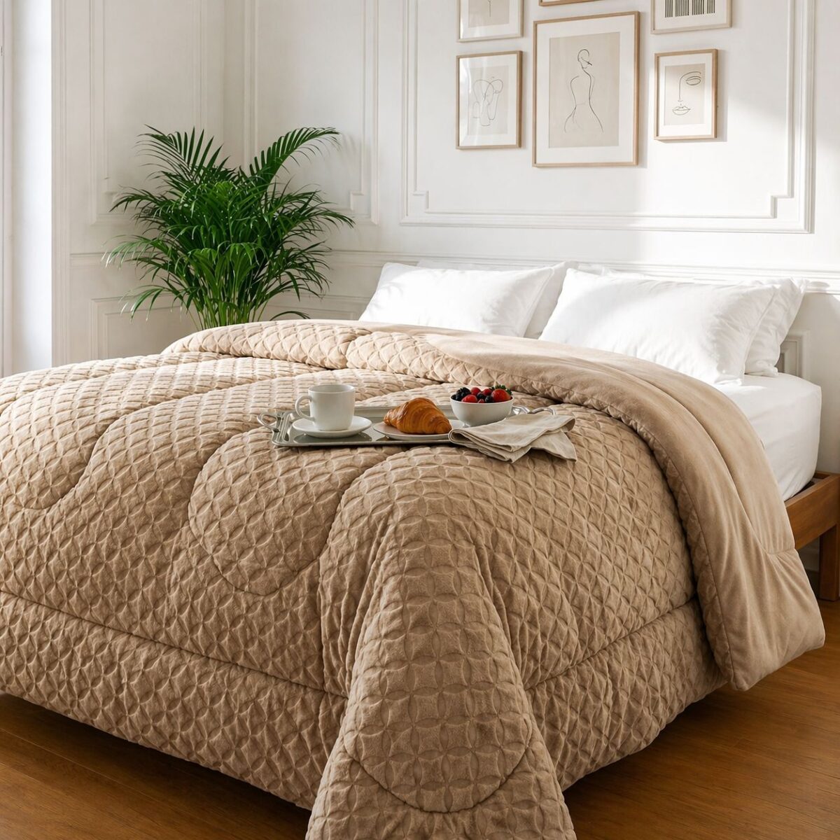 Acolchado Flannel Mantra Luxor King - Imagen 2