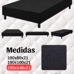 Box sommier Tela Boss  2 plazas