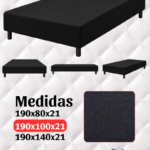 Box sommier Tela Boss 1 plaza y media